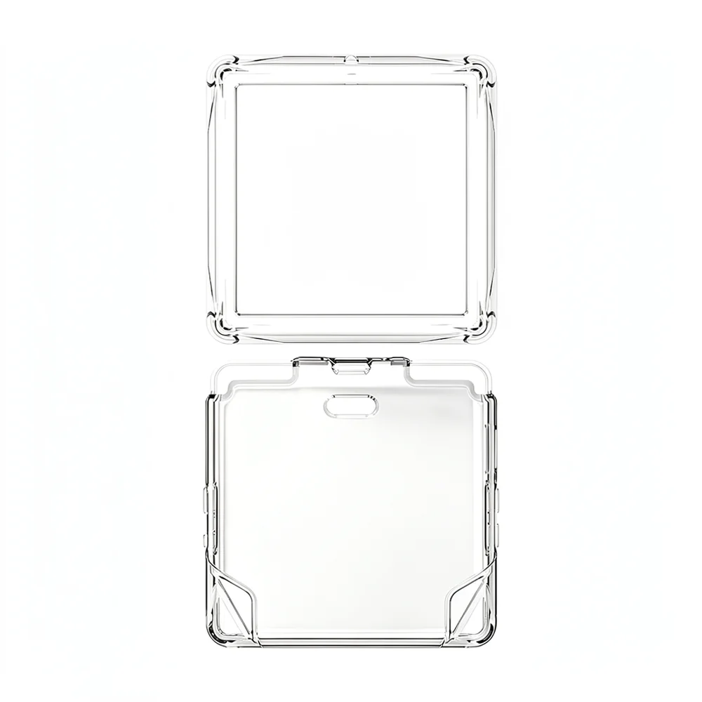 Clear TPU Skin For Anbernic RG Rotate Protective Case Soft Cover Anti Slip Housing Console Protection Accessory