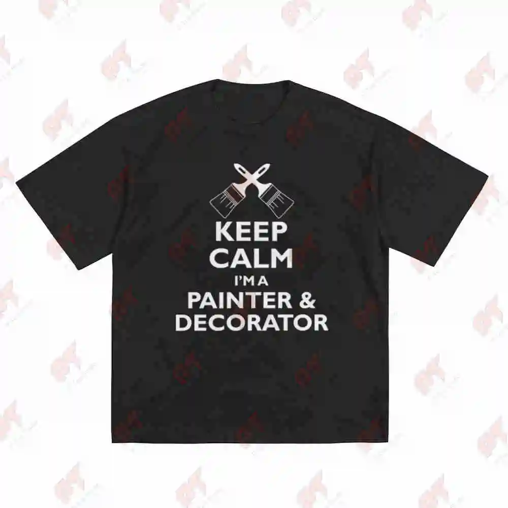 Keep Calm I'M A Painter Decorator Short Sleeve Tee 100% Cotton T-Shirt