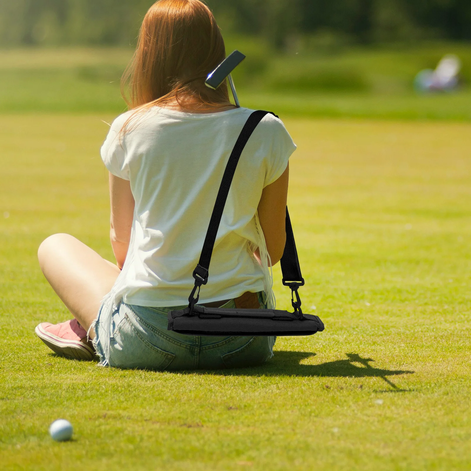 حقيبة نادي الجولف الصغيرة خفيفة الوزن ومحمولة وحقيبة حمل الجولف الصغيرة للسفر والرياضة وإكسسوارات التخزين للرجال والنساء #2