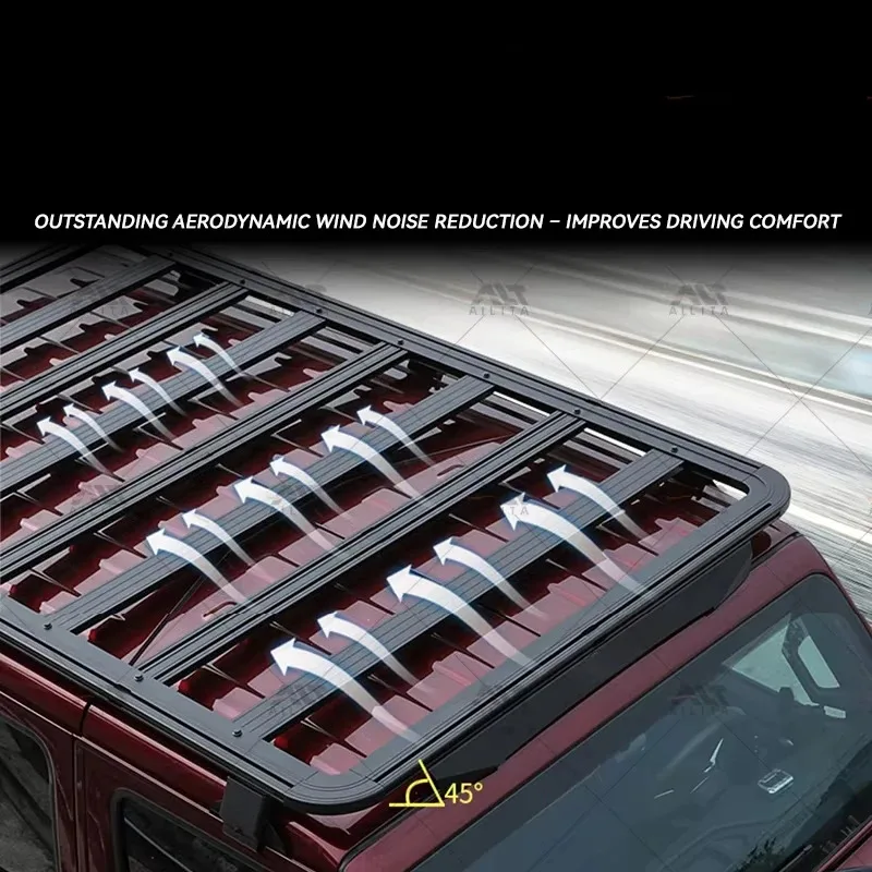 

New Steel Body Parts Multi-Function Roof Rack Removle Lage Rack For Wrangler JL Accessories