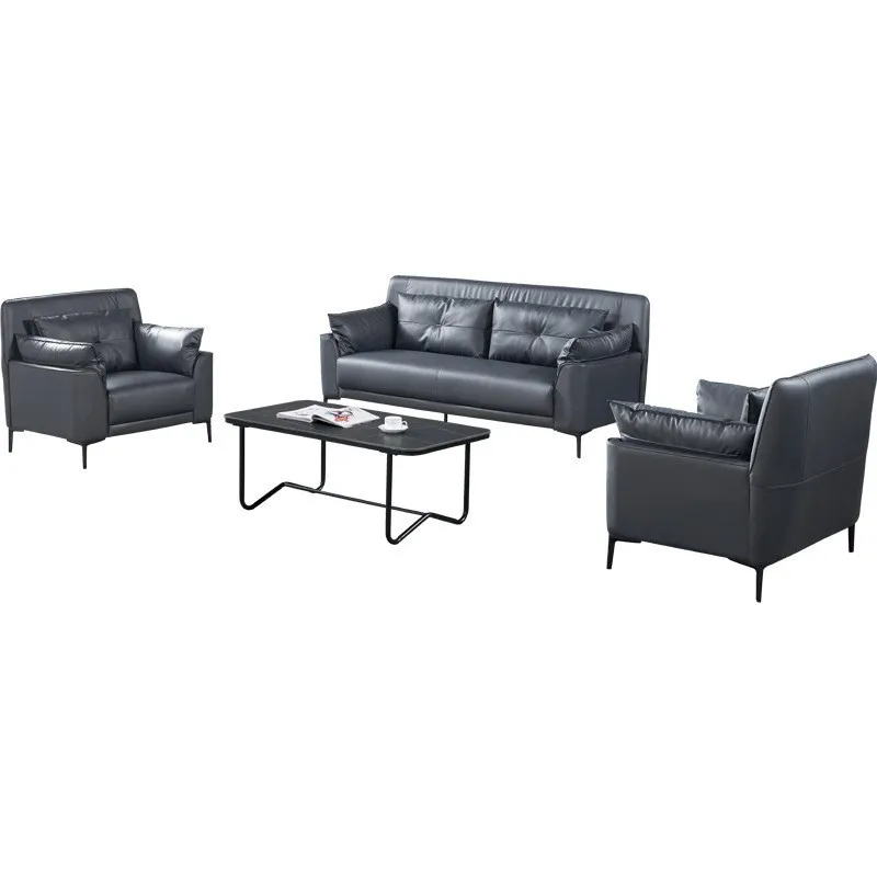 

Simple and modern hotel lobby office meeting sofa, business reception negotiation office sofa coffee table combination
