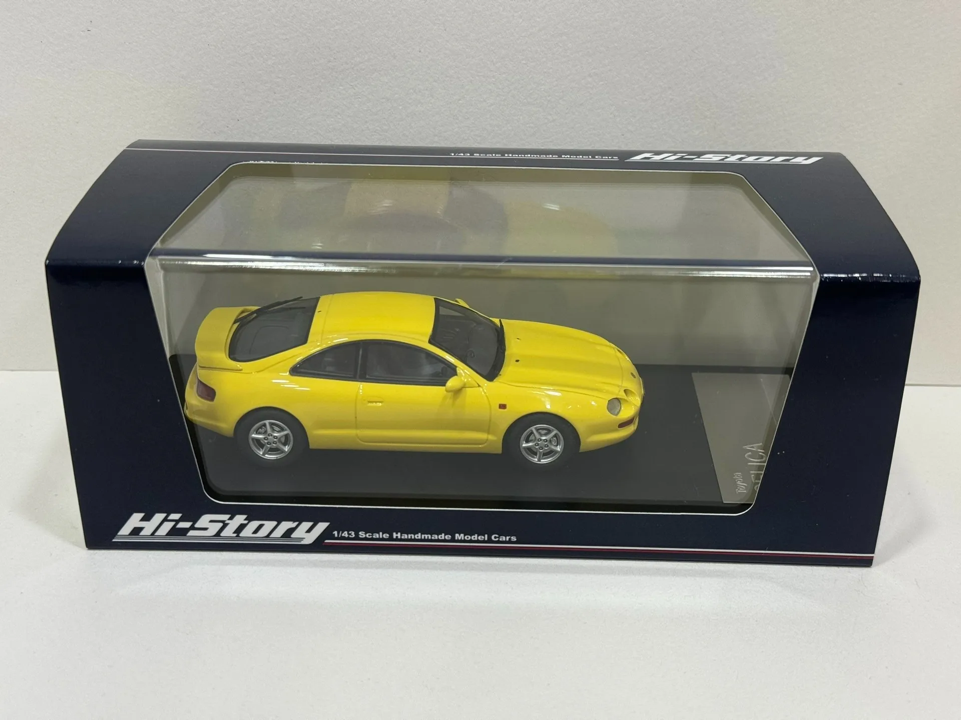 

Литой под давлением приветственная история, масштаб 1/34, Toyota Celica 1993, модель автомобиля из смолы, Коллекционная игрушка, подарок, сувенир, украшение для дисплея