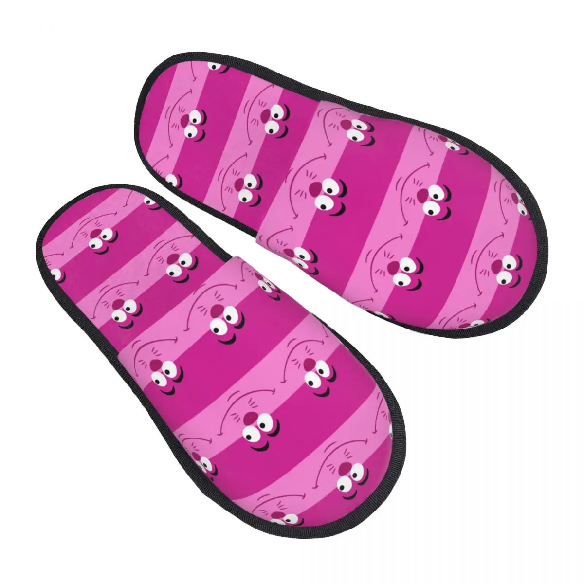 

Custom Print Women Cheshire Cat House Slippers Soft Warm Cute Cat Memory Foam Fluffy Slipper Indoor Outdoor Shoes