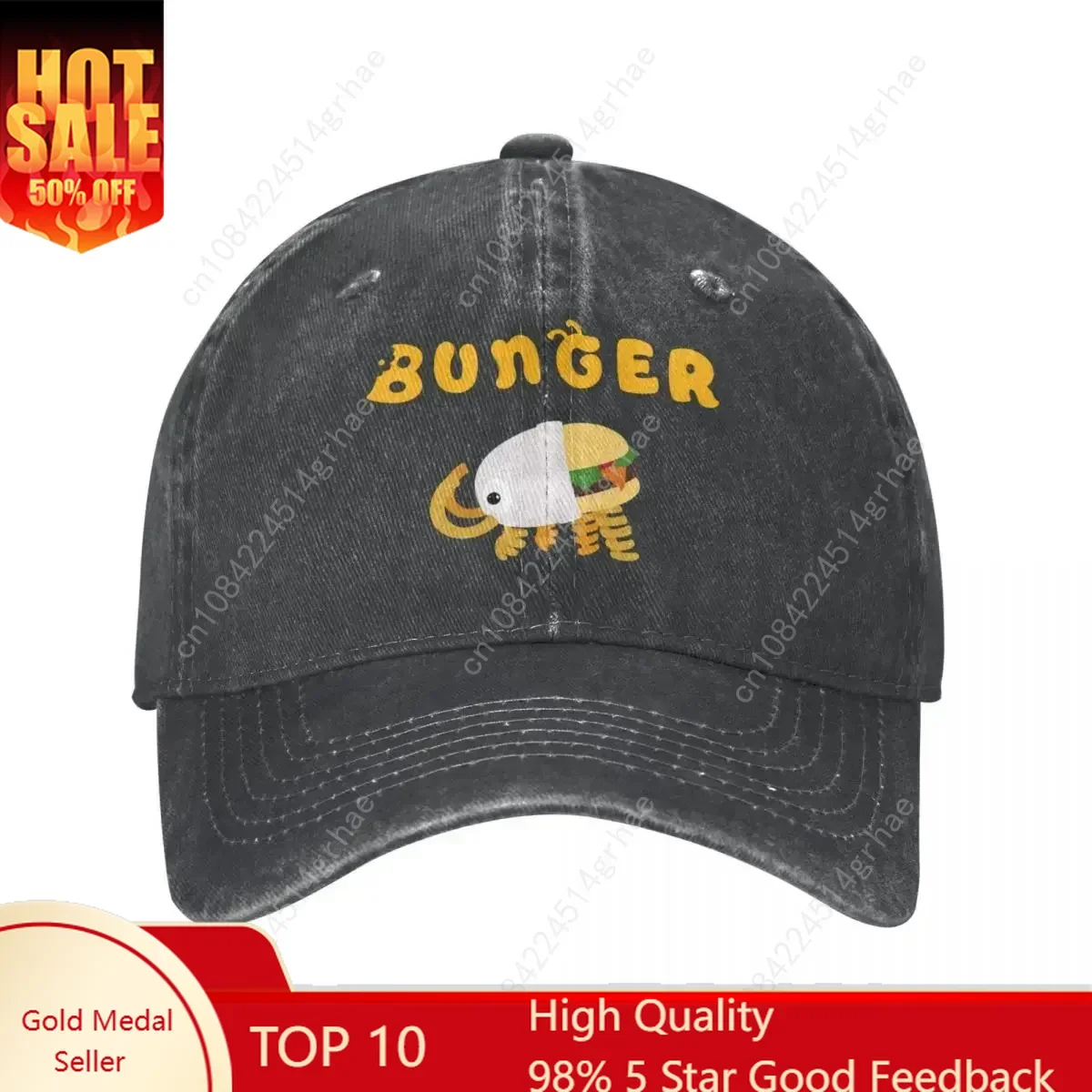 

Bugsnax Bunger Baseball Caps Accessories Classic Distressed Washed Sun Cap for Men Women Running Golf Adjustable Fit Caps Hat