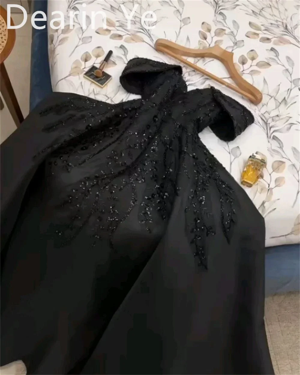 Customized Evening Dress Formal Dearin Sheer Straps A-line Ankle Length Skirts Embroidery Bespoke Occasion Dresses Prom Gown Sau