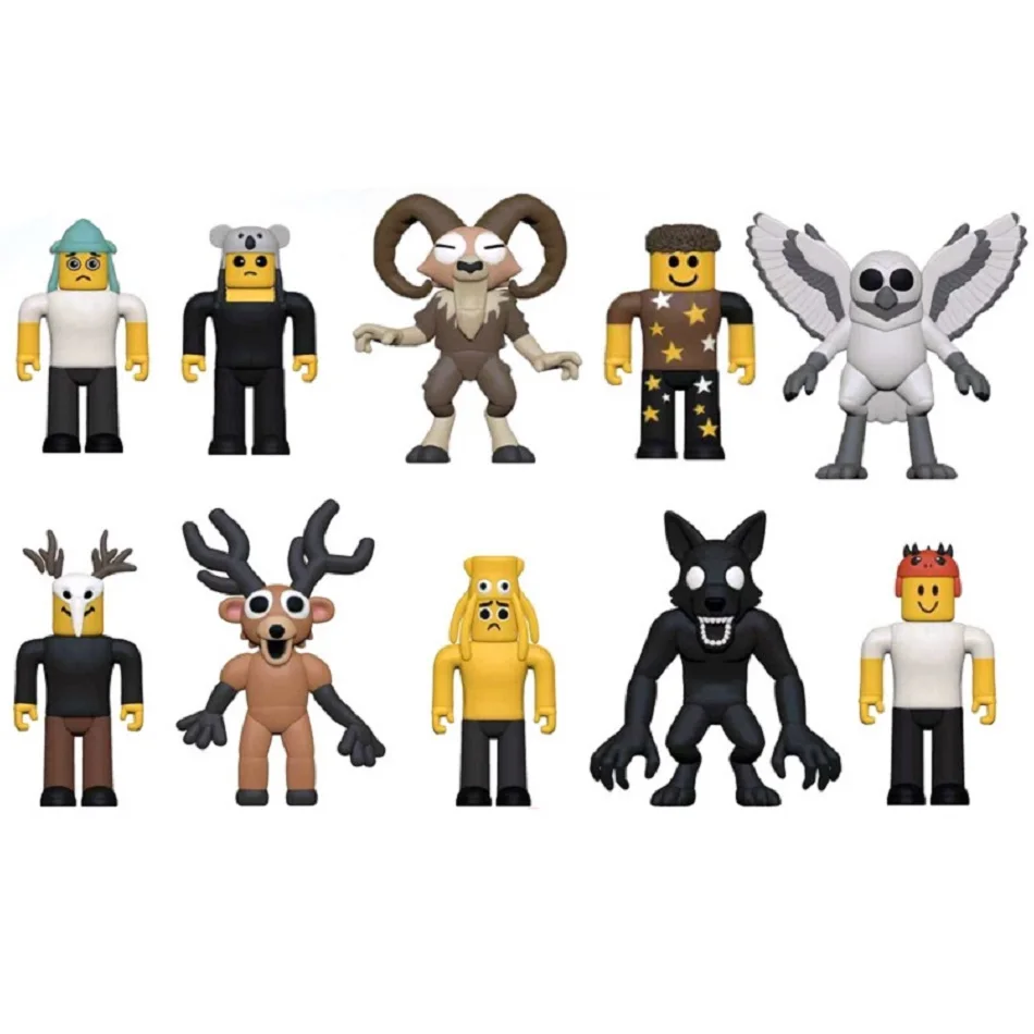 24個/セット アニメ ホラー 99 Nights in The Forest フィギュア おもちゃ スタチュー ブラインドボックス バッグ入りカード 99 Nights ゲーム周辺グッズ ギフト