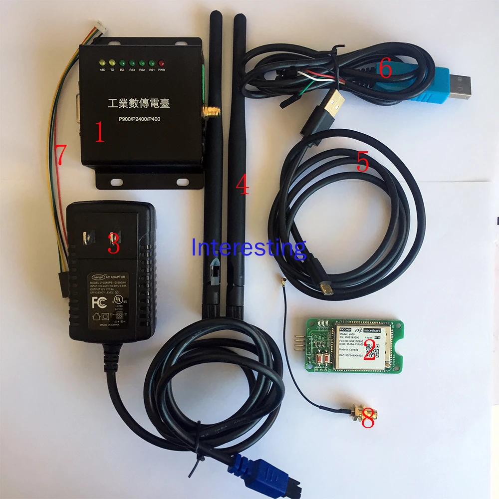 P900 UAV Wireless Digital Radio Kit Supports PIXHAWK APM Chuangheng Feiyu Flight Control