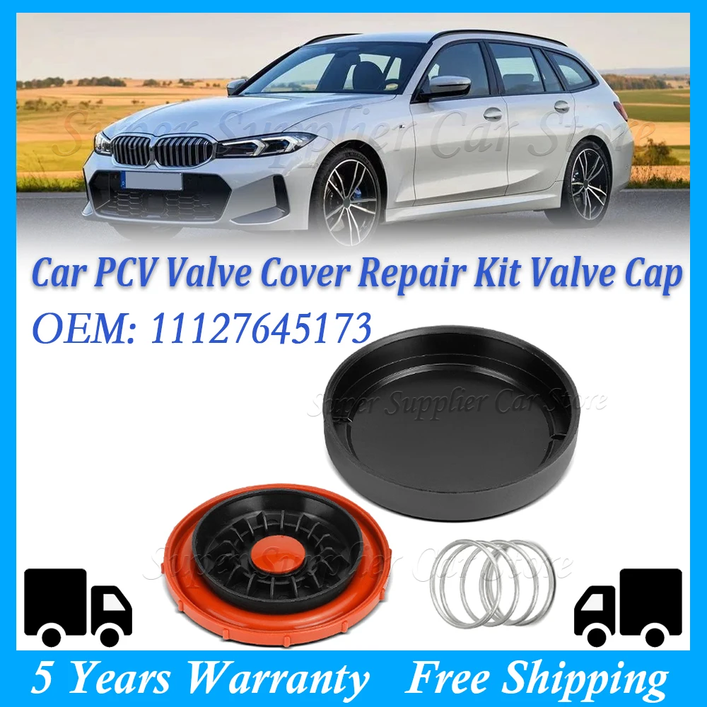 PCV Valve Cover Repair Kit Valve Cap Replacement 11127645173 For BMW B58 F20 F21 F22 F23 F30 F31 F34 F33 F36 G30 G31 X3 X4