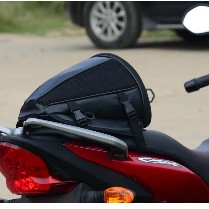Motorcycle Tail Bag Motorbike Seat Back Bag Saddle Bag Rear Seat Package custom made Moto Motorbike Travel Saddle Tail Handbag