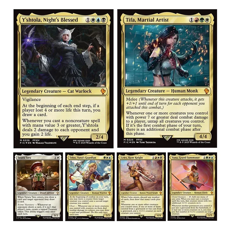 

Magic The Gatherings Storms Коллекционная карточная игра Diy Домашняя Yshtola, ночи Blessed Tidus, коллекцияyunas Guardian, карты, игрушки в подарок
