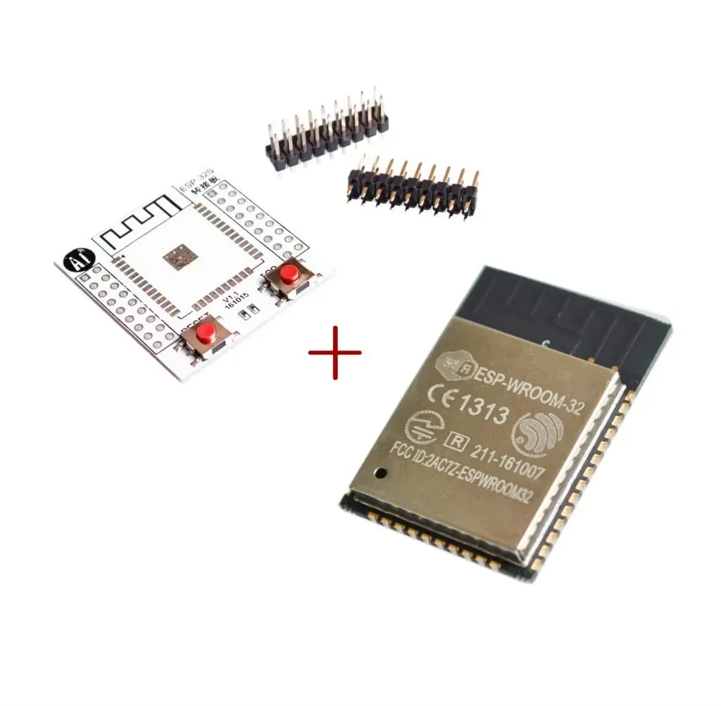 ESP32 ESP-WROOM-32 IoT Wifi Wlan BLE Module+ESP-32S Adapter Board