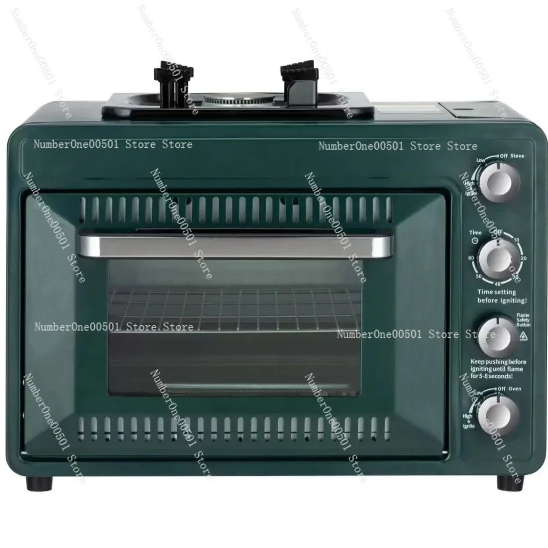 Portable Gas Oven 25 30L Camping Stove Outdoor Multi Function Butane Stove All in One Design​