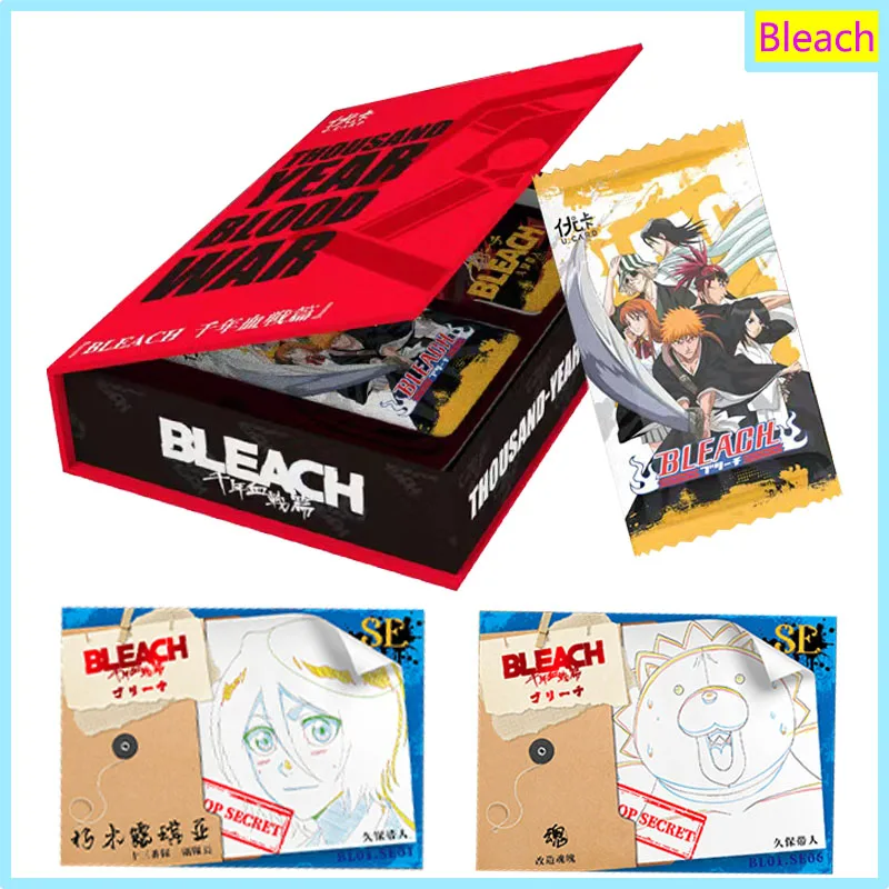 

Bleach: Thousand-Year Blood War Chapter Character Cards Collection Rare Limited TCG Game Playing Card Toys Kids Birthday Gifts