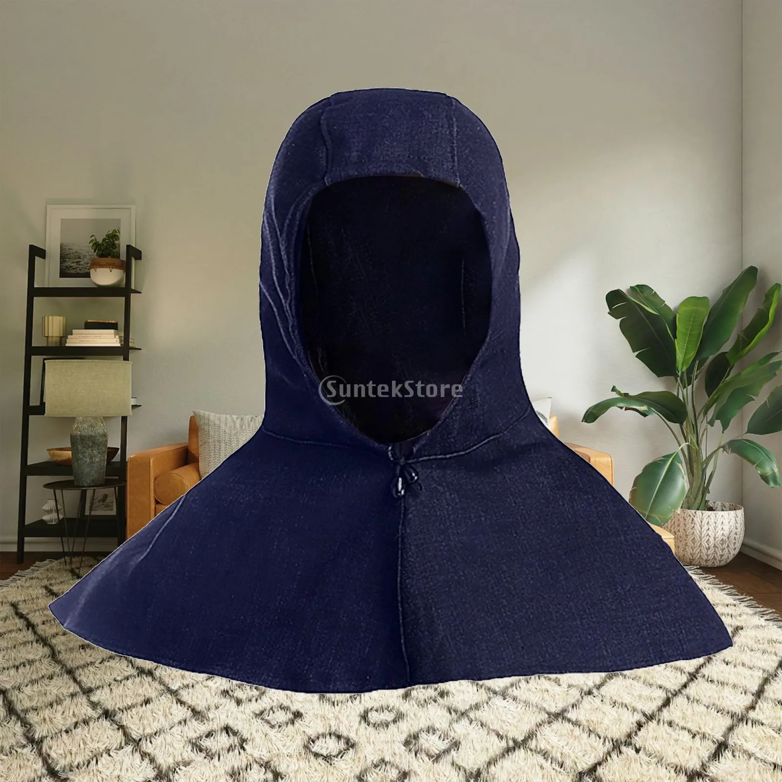 Denim Welding Hood for Men Women Adjustable Reusable Dustproof Protector Welder Cap Flame Retardant Work Cap Welding Cap