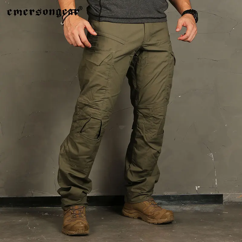EMERSONGEAR taktyczne bojowe E4 męskie spodnie męskie Duty Cargo spodnie treningowe Outdoor Sport gry wojenne strzelanie piesze wycieczki Camping