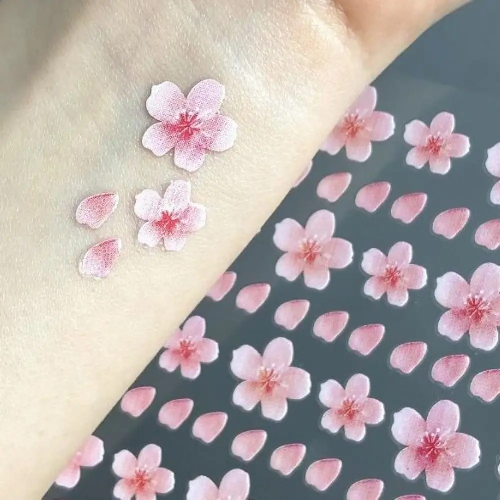 

Sakura Eye Makeup Sticker Creative Eye Makeup Face Decorations Sakura Tattoo Stickers Face Lifelike Temporary Tattoos Spring