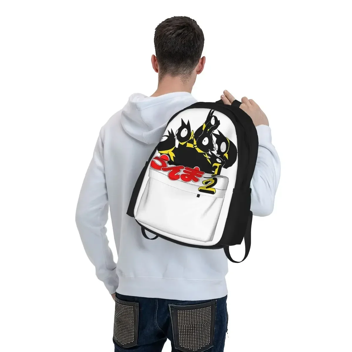 P Chan Ranma Backpacks Boys Girls Bookbag Students School Bags Cartoon Kids Rucksack Travel Rucksack Shoulder Bag Large Capacity