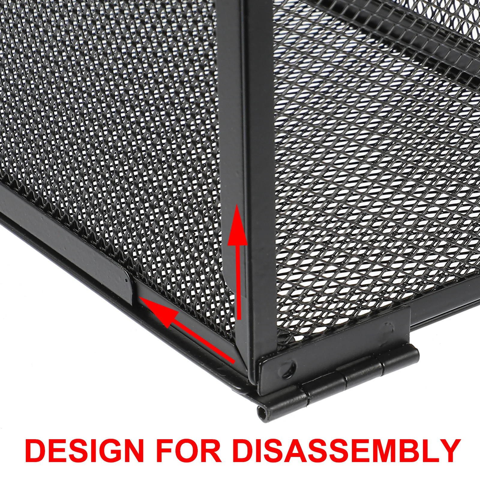 

Desktop File Organizer Iron Mesh Document Rack Office Book Magazine Holder Storage Organizer for Desk Study Office Use