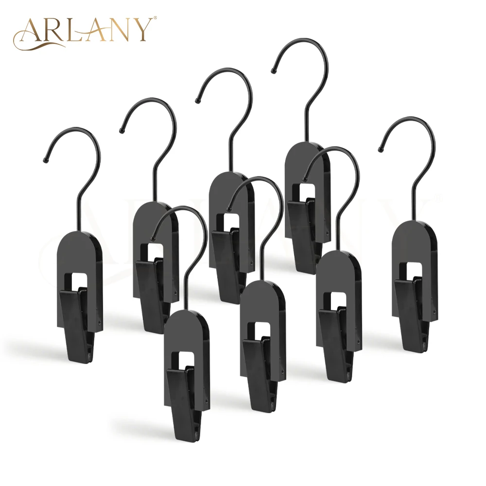 ARLANY 8Pcs Acrylic Wig Clips for Hairpin Hair Extension Hangers for Clothes Laundry Hanging Weft Extension Clothes Pins