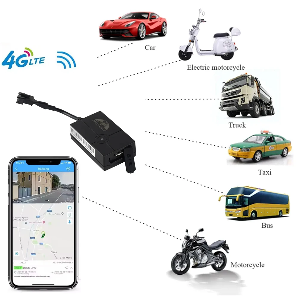 

coban TK401C Vehicle GPS Tracker for Car Motorcycle Electric Bike, Real-Time Tracking with Remote Cut-off Waterproof