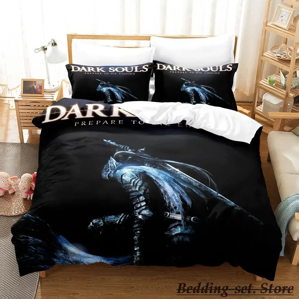 

Dark Souls Bedding Set Single Twin Full Queen King Size Bed Set Aldult Kid Bedroom Duvetcover Sets Anime parure de lit Bed