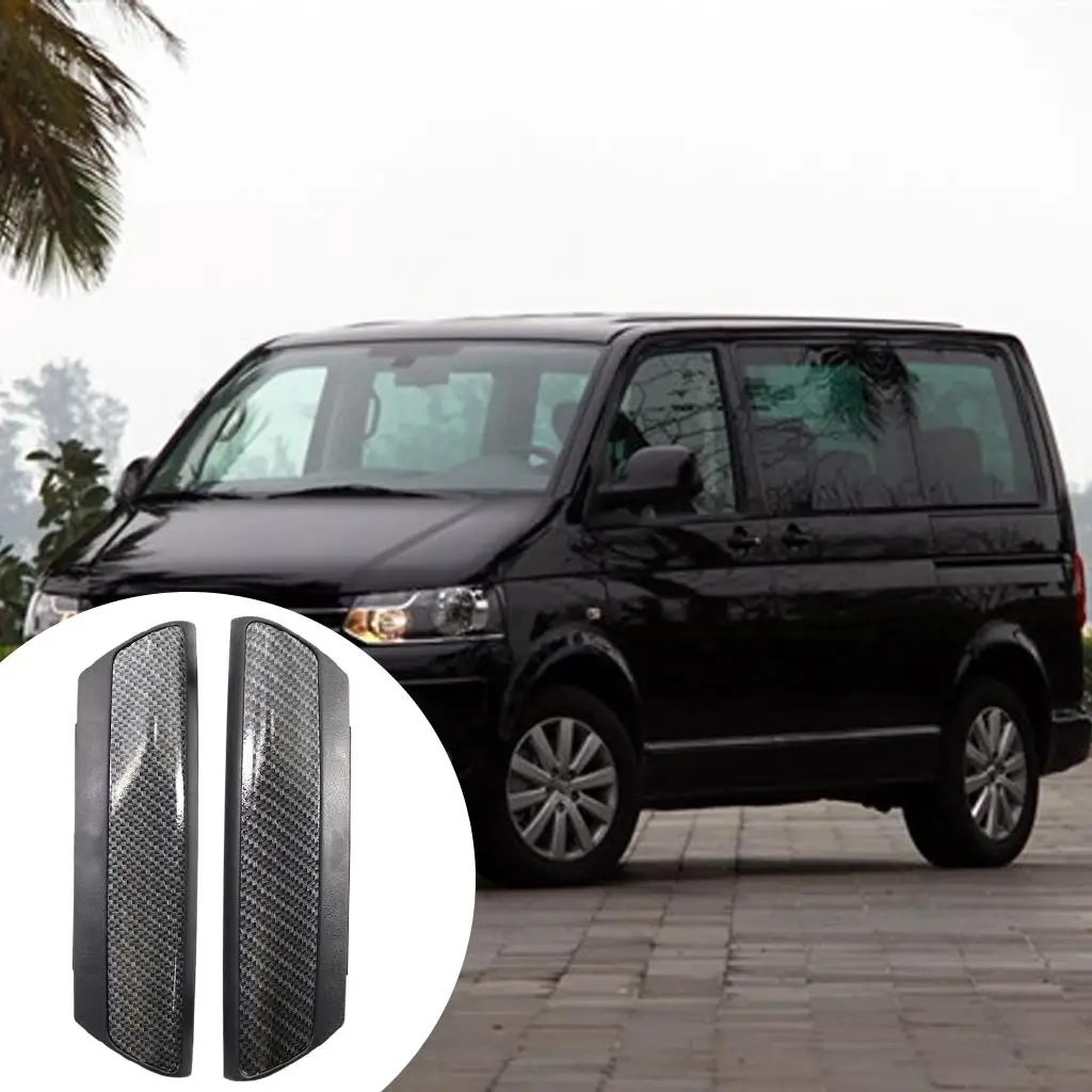 

Car Interior Door Handle Trim ABS Plastic Replacement Cover for VW T5 2009 2015 Automotive Parts Black