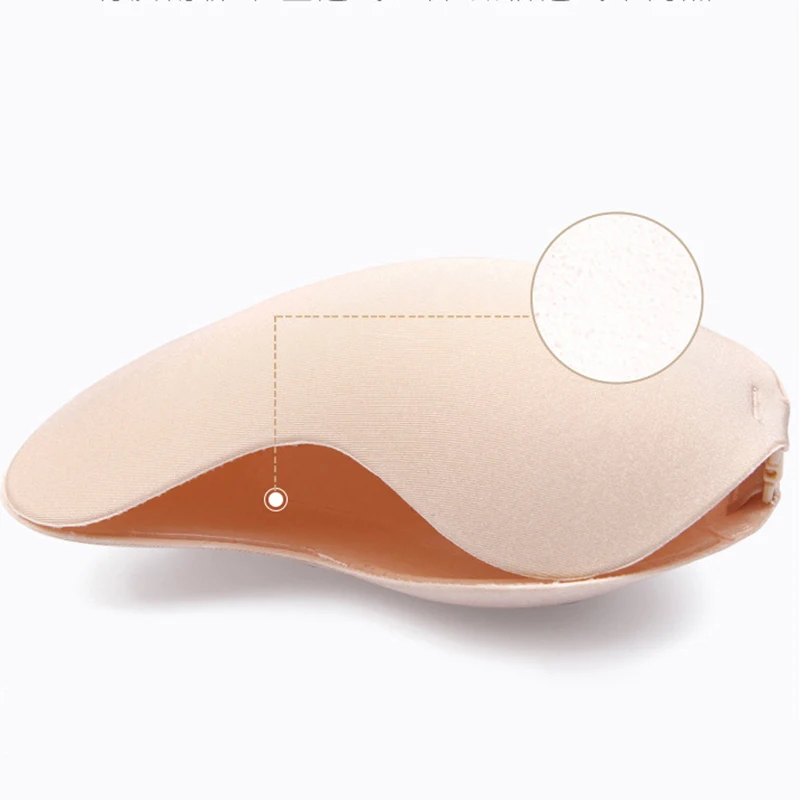 Sexy Push Up NuBra Breast Pasty Nude Bra Chest Paste Invisible Self-adhesive Bra Adhesive Lift Up Invisible Strapless Accessorie