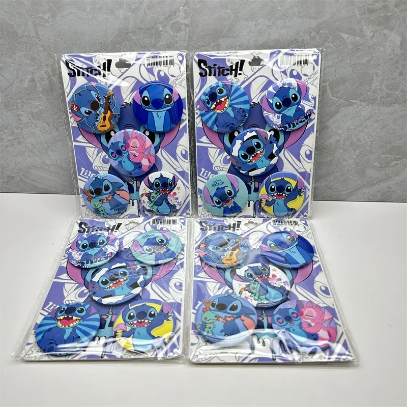 5 قطعة عشوائية ديزني ليلو وستيتش بار شارة غرزة شارة غرزة Diy بها بنفسك الديكور 44 مللي متر بروش حفلة عيد ميلاد الأطفال هدية #3