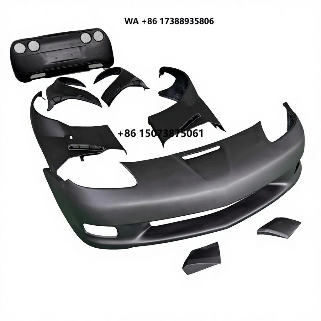 MRD FRP BODY KIT for Corvette C6 2005-2013 Front Bumper Front Widen Fender Rear Fender Rear Bumper