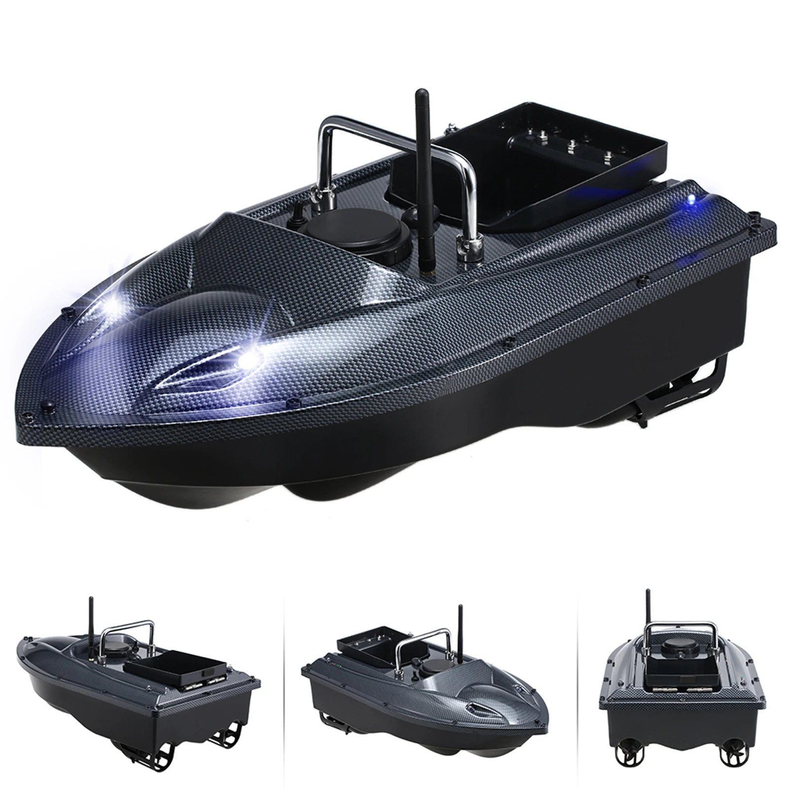 Wireless Remote Control Fishing Feeder Smart Fishing Bait Boat Fishing Boat for Adults Beginners 540 Yards Remote Range for Fish