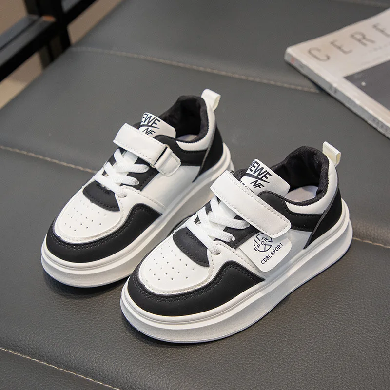 

2025 New Spring Autumn Kids Sneakers Girls Boys Non Slip Running Shoes Soft Sole White Casual Shoes
