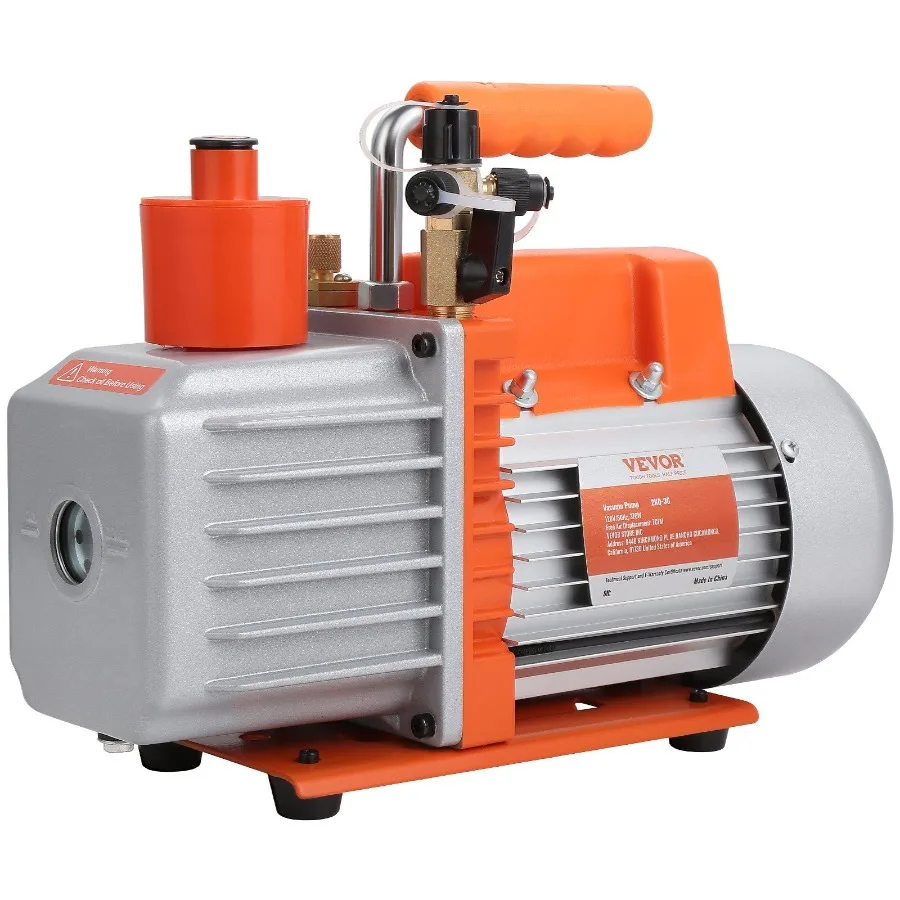 

1 2 HP 2 Stage Rotary Vane Vacuum Pump 7 CFM 120V Air Conditioning Vacuum Pump 1 4 SAE Male 3 8 SAE Male 1 2 ACME Male Inlet f