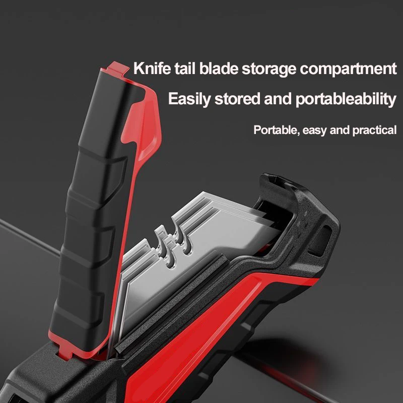 Heavy Duty Utility Knife Retractable Box Cutters Box Opener Cardboard Cutter Mutipurpose Knives with 20 Blades