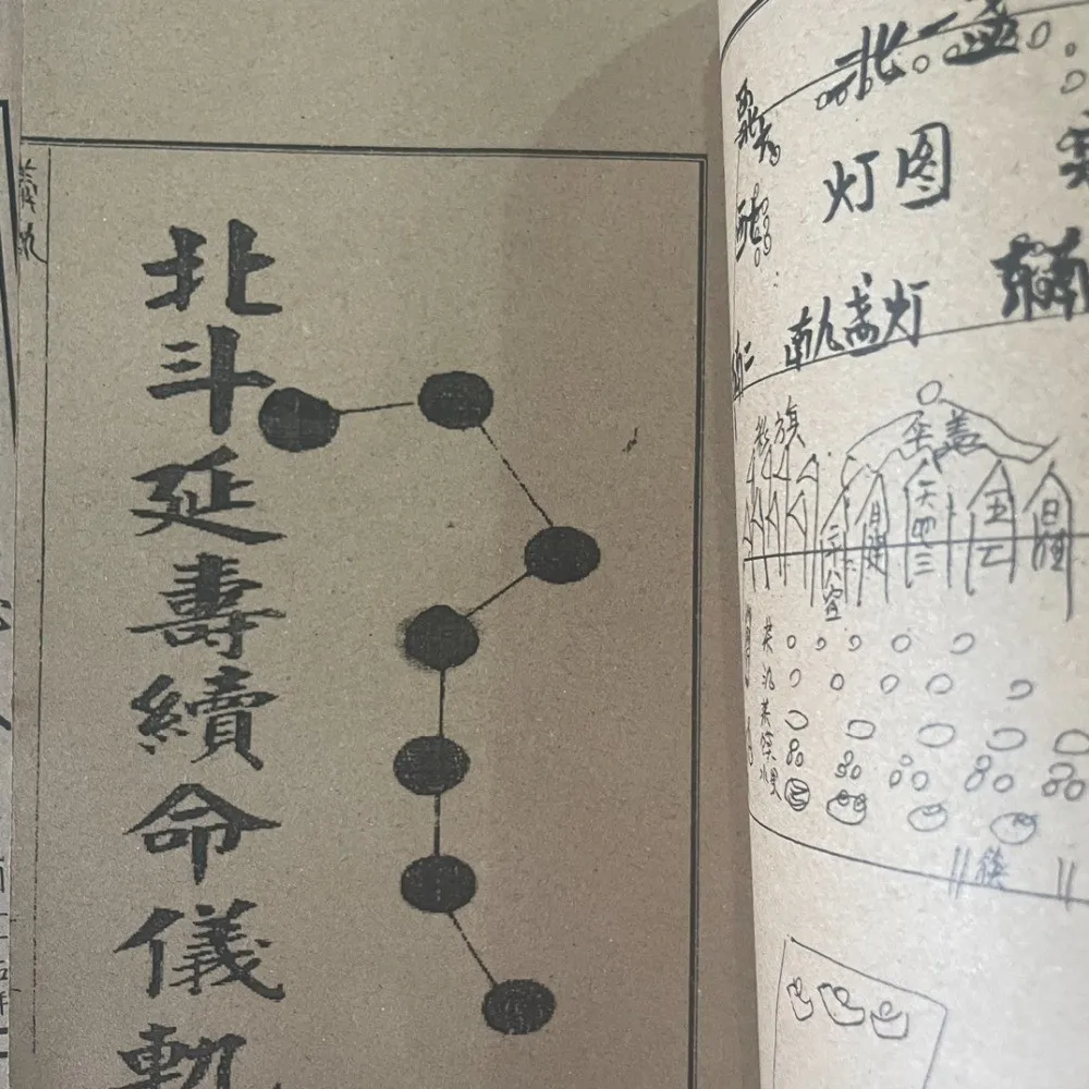 Old Taoist Esoteric Manuscript: (Maoshan Zhixie Miben) Complete Thread-bound Set