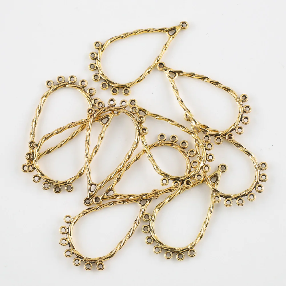 

50Pcs High Quality Alloy Earring Charms Diy Jewelry Making Tools Necklace Pendants For Personalized Jewelry