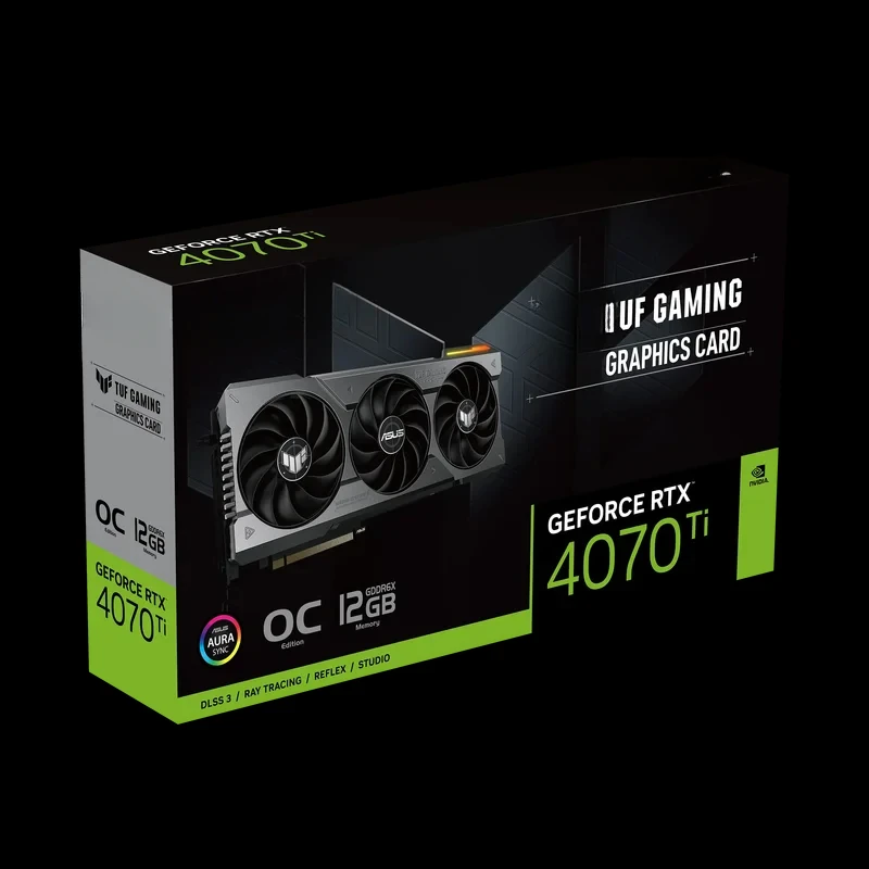 المبيعات الساخنة على بطاقة الرسومات A S U S GeForce RTX 4070 Ti TUF Gaming OC