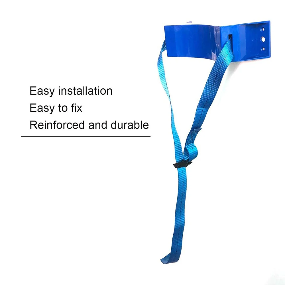 Zylindermontierte Halterung Gasflaschenhalterung ABS Gasflaschenhalter für Wohnmobil, Wohnwagen, Blau