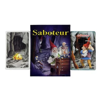 Saboteur 1 2 ボードゲーム 英語カード テーブルゲーム 面白いボードカード 家族パーティー用 ドワーフ金鉱山 掘削マイナー ボードゲーム