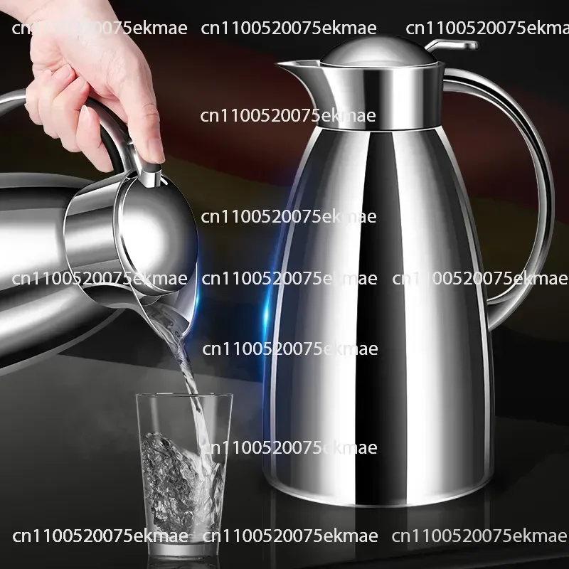 Stainless Steel Insulated Kettle – Multi-layered, Thick-walled Kettle for Home Use with 24-Hour Long-Lasting Heat Retention