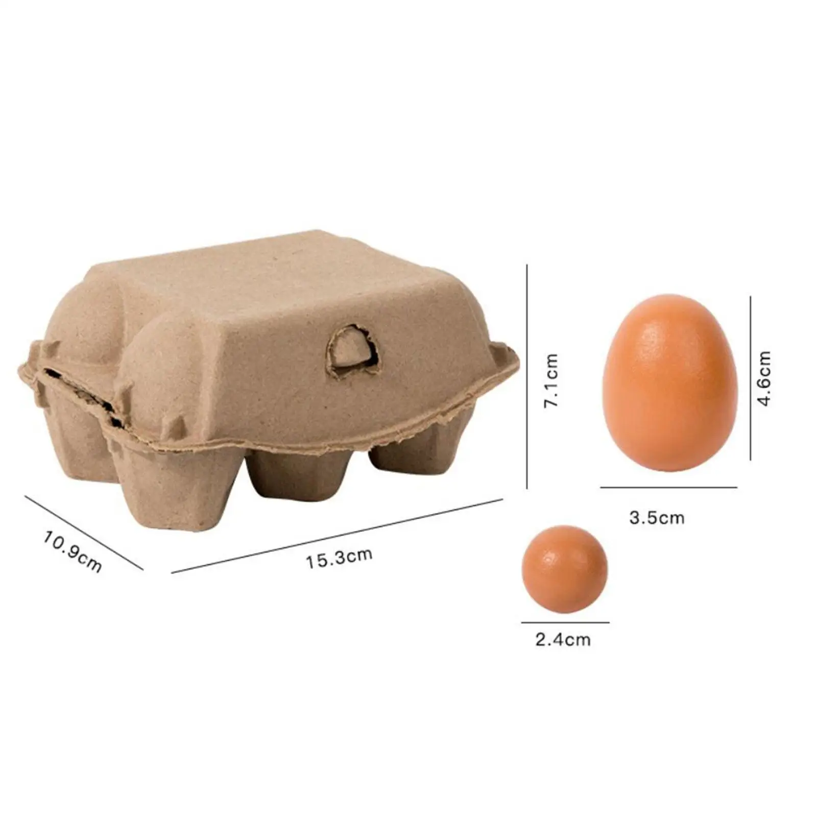 

Wooden Play Eggs Toy,Easter Egg Toys,Fake Chicken Eggs,Children Kitchen Play Toys,Wooden Eggs for Toddlers Christmas Gifts