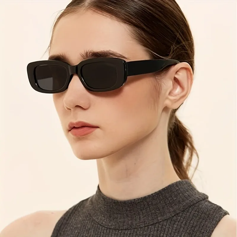 20 Paar Retro-Brillen im 90er-Jahre-Stil, Retro-Schwarz, rechteckige Brille, Damen-Partyzubehör, Hochzeit, Geburtstag und Tanz, exklusiv – Detail 3