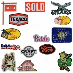 Emblem Clothing Accessories Badge Sticker Embroidered Embroidery Sticker Iron-on Patches