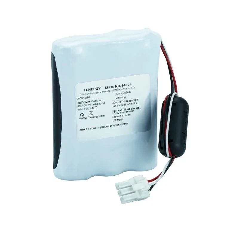 3ICR19/66 10.8V 2600mAh VS100 Lithium Battery Pack for Medical Equipment