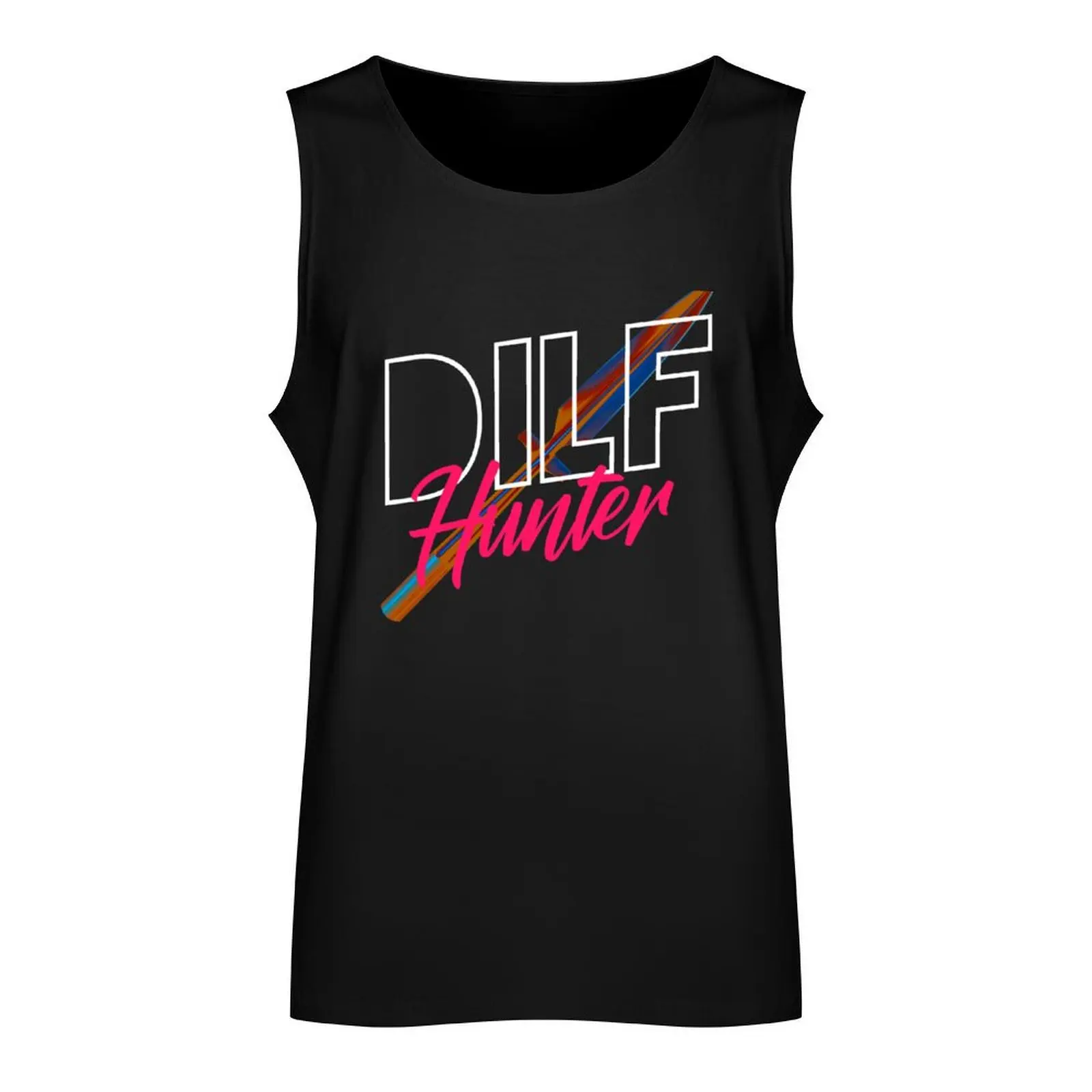 DILF Hunter Tank Top Men's summer t-shirt t-shirts for men sports suits gym shirt men