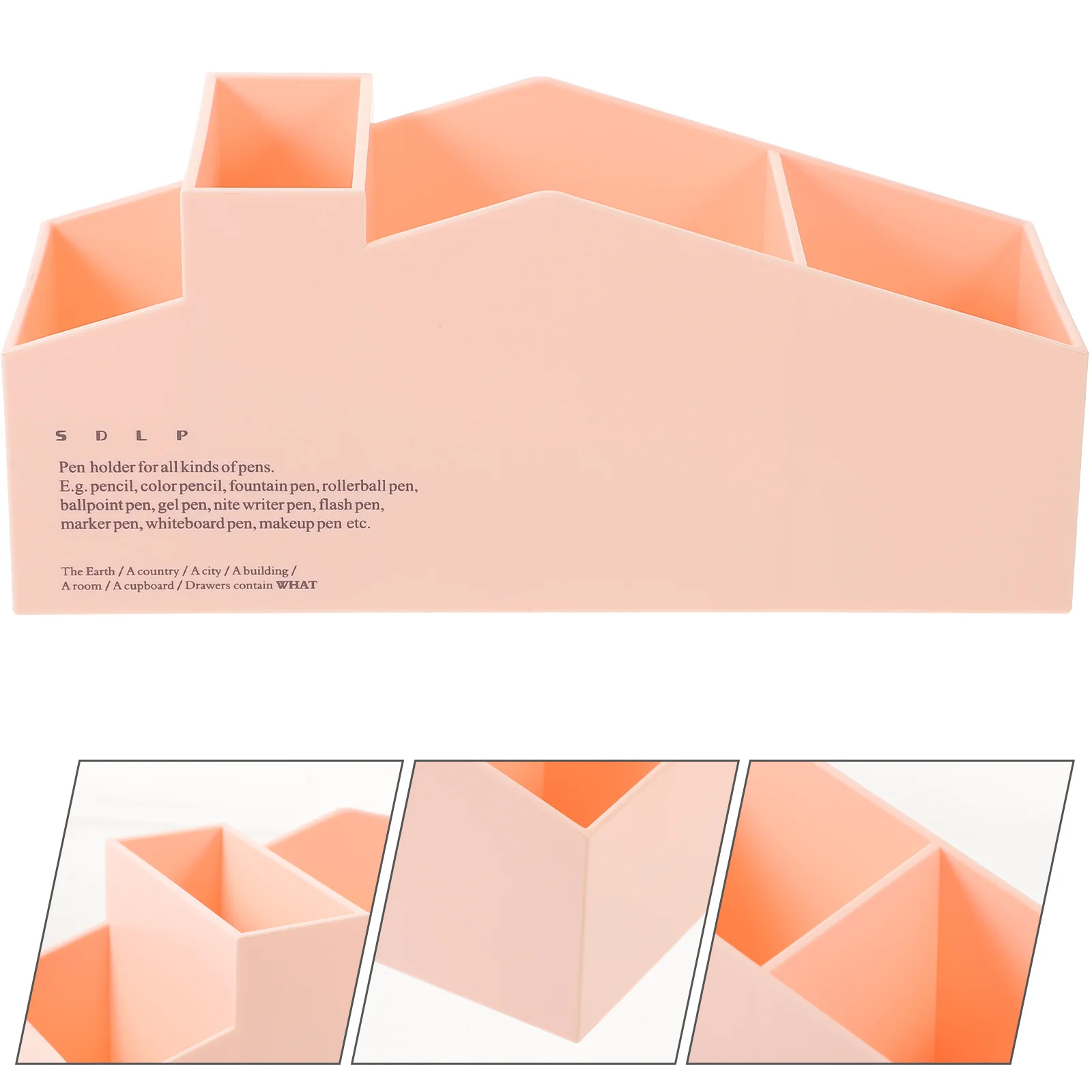 

Multi-Grid Desktop Storage Box for Cosmetics Pens and Remote Controls Household Sundries Organizer Case Fine Workmanship Smooth