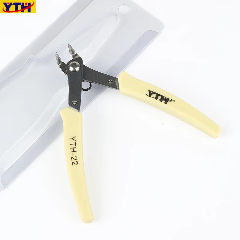 YTH-22 Japanese Style Nozzle Pliers Stainless Steel Needle-nosed Nipper Diagonal Wire Cable Cutter Multi-use Stripper YTH-23