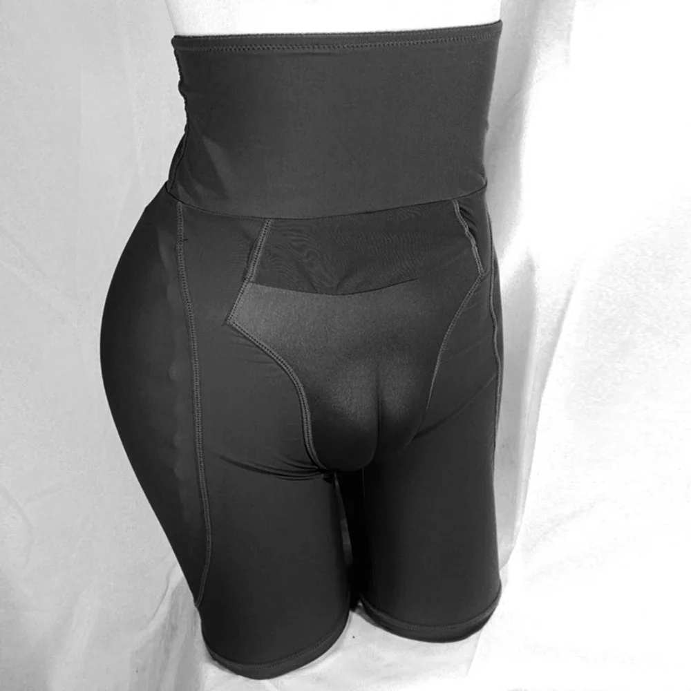 

Men Shaping Underwear Sexy Hiding Gaff Camel Toe Panties Crossdresser Transgender Fake Vaginal Padded Butt Lifter Long Boxers