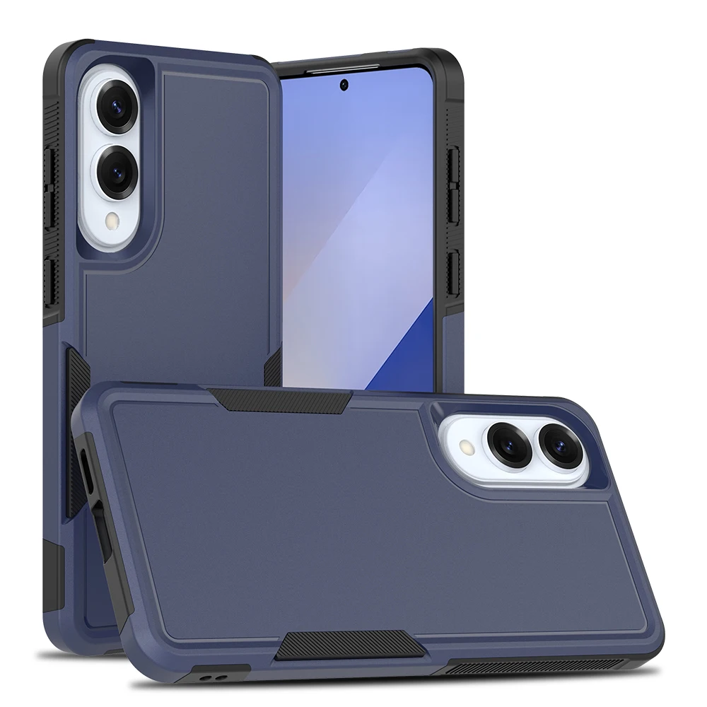 Heavy Duty Armor Case for Samsung Galaxy S25 Edge Phone Cover Hybrid Anti-Drop Shell 2IN1 Dual Layer Funda Coque