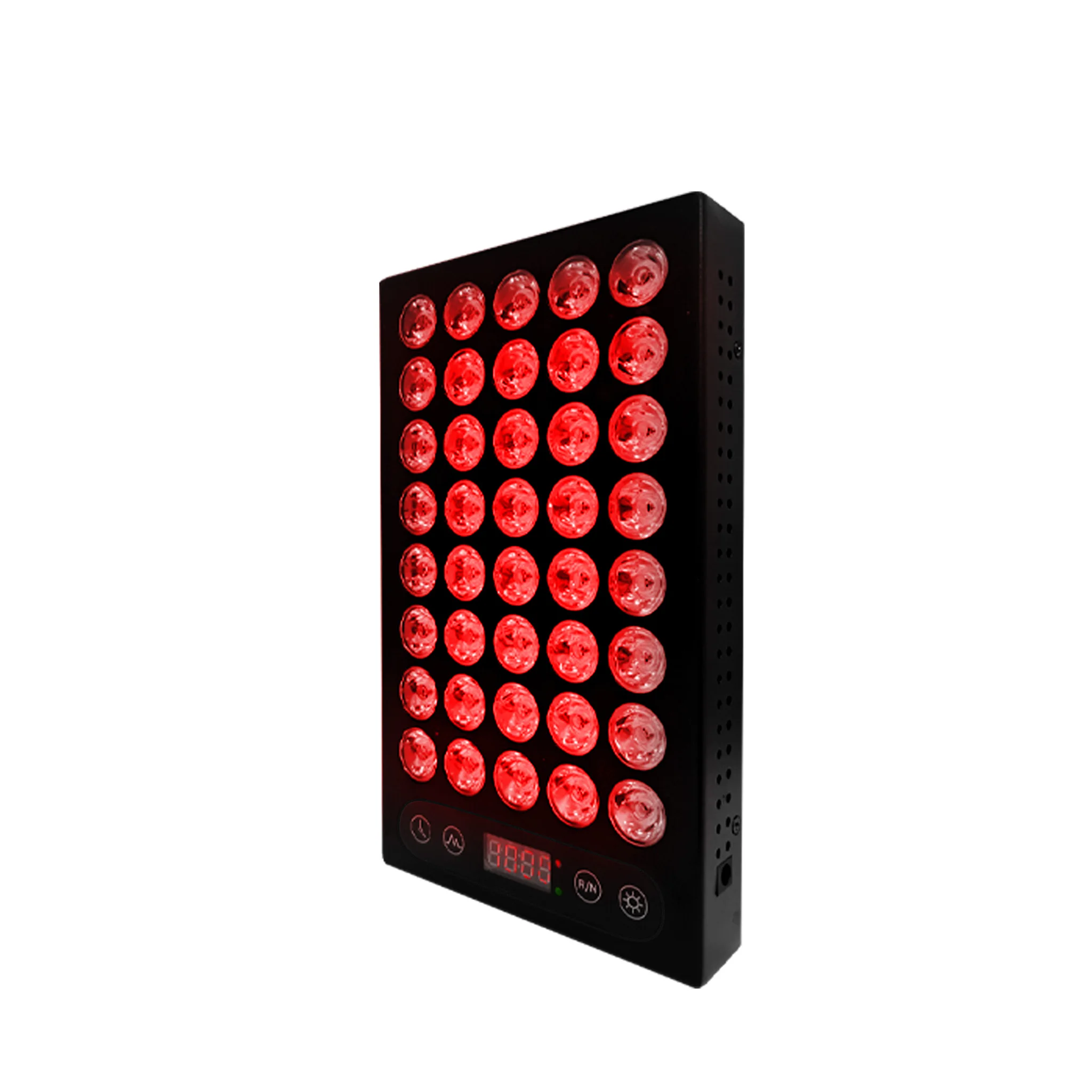 Facial Body Red Light Therapy Device Desktop Panel Dual Chip 5 Wavelength Timer Pulse Function Support Stand Luxury Gift Package