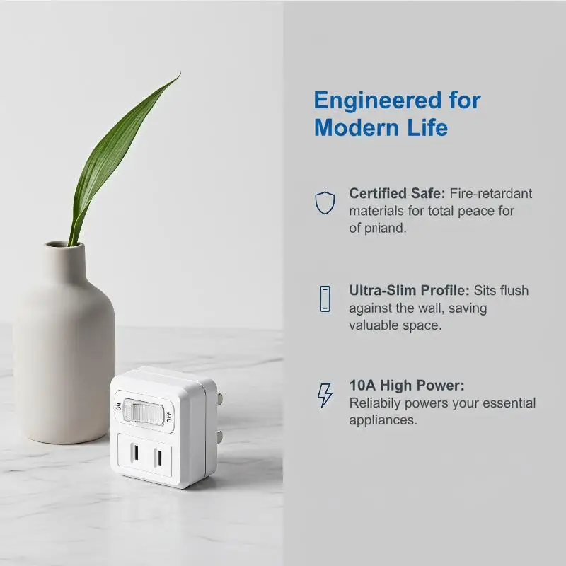 1Pc 2Pin 90 Angle Rotatable Power Socket Plug Adapter Foldable Travel Aadapters Power Converter Plug Electrical Socket